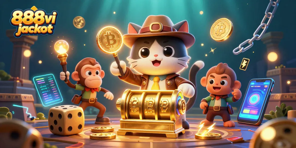 Spin thrilling jackpots and explore the 888vi jackpot world with vibrant casino elements.
