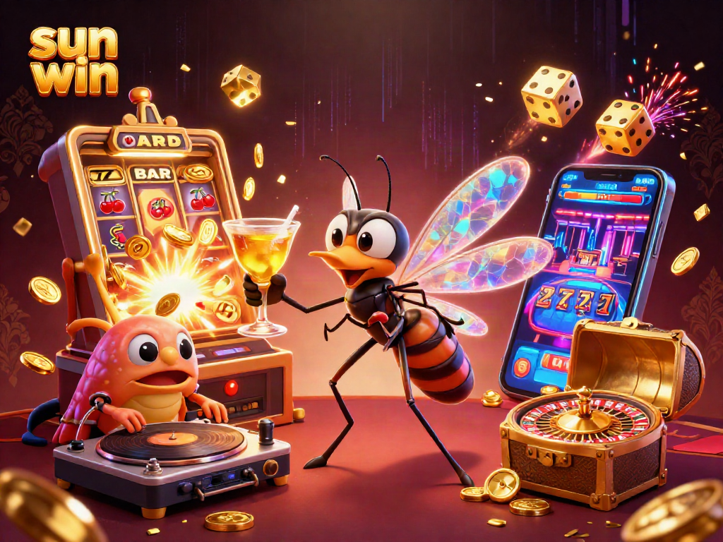 Experience sun win with thrilling casino adventures featuring vibrant characters and dynamic gaming elements.