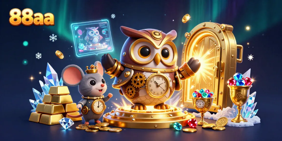 88aa brings vibrant casino action with a time-traveler owl and treasure elements, enhancing your gaming experience.