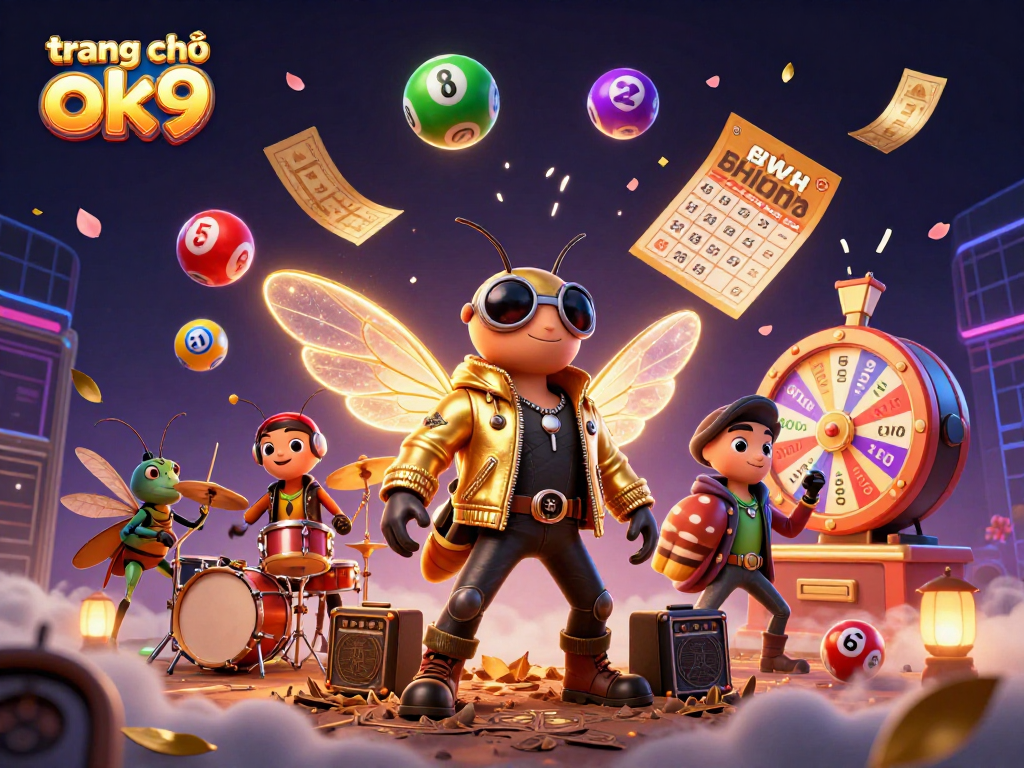 Celebrate excitement and victory at trang chủ ok9 with a vibrant casino scene filled with colorful elements.