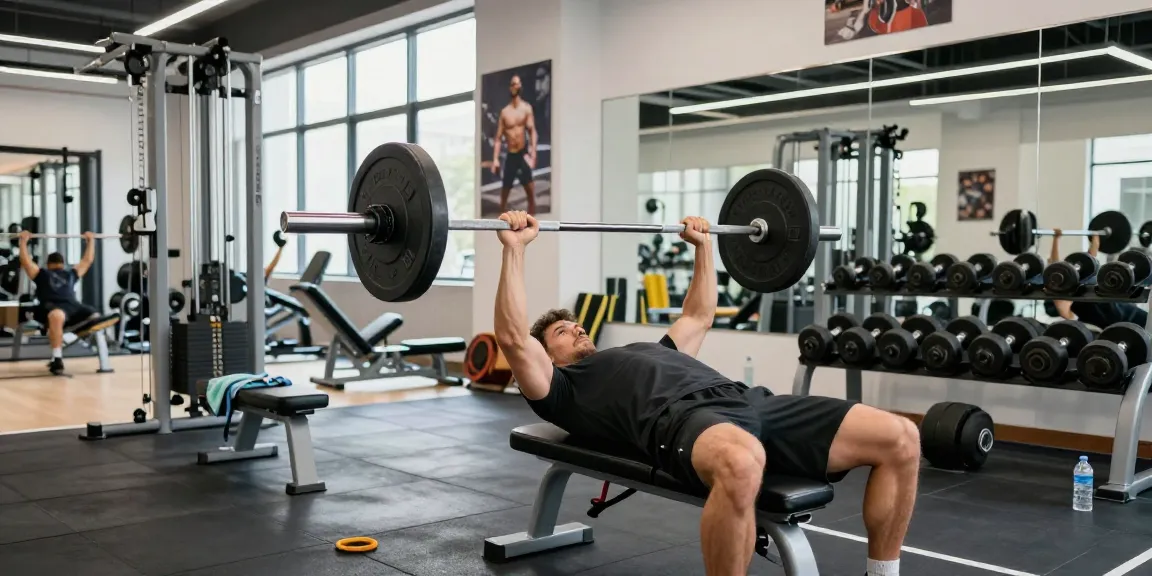 Prime Pharma Steroiden enthusiast engaging in a dynamic workout session at a modern gym.