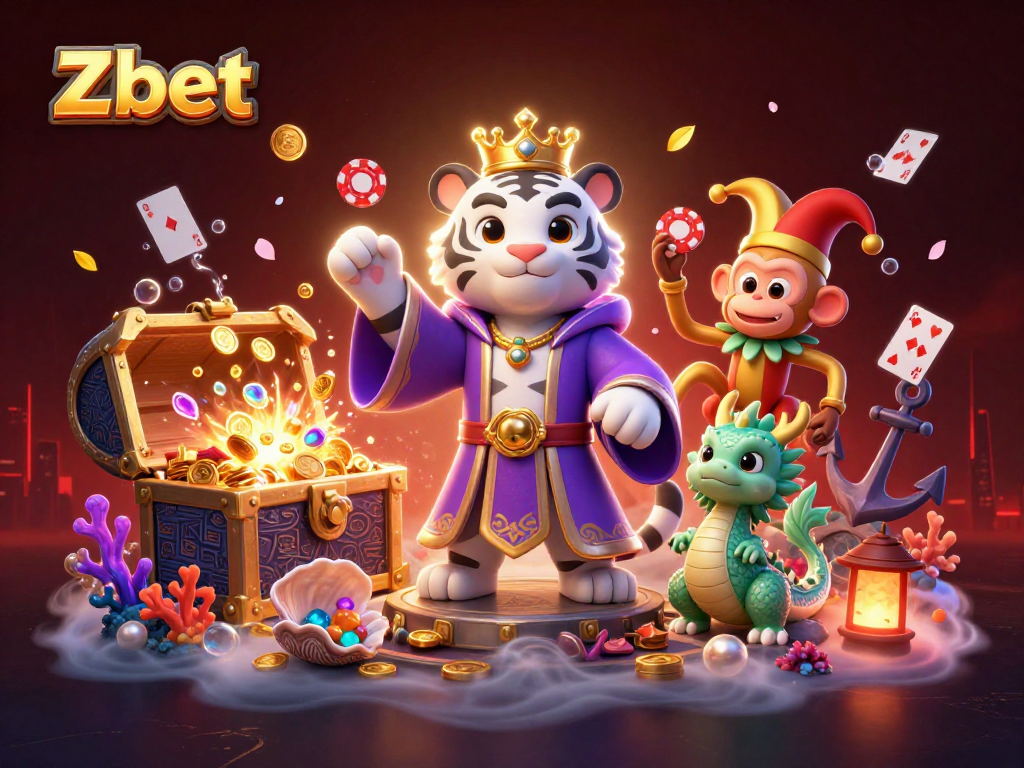 Zbet offers a thrilling casino experience with vibrant characters and stunning rewards in a playful setting.