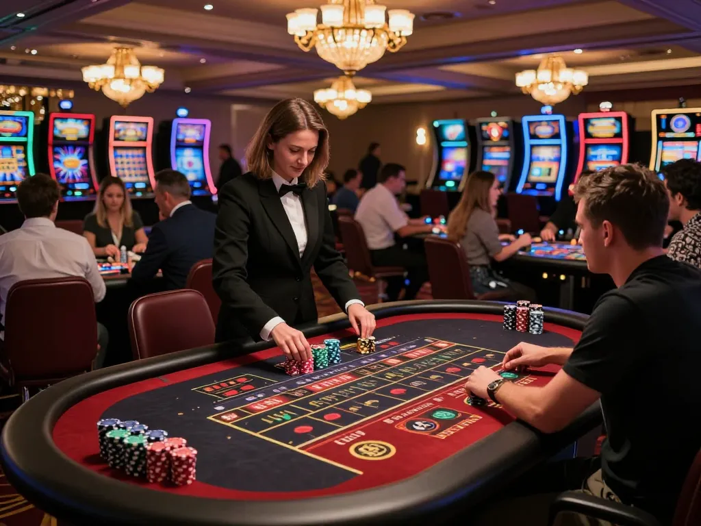 Experience the thrill of red88 casino excitement with vibrant roulette tables and eager players.