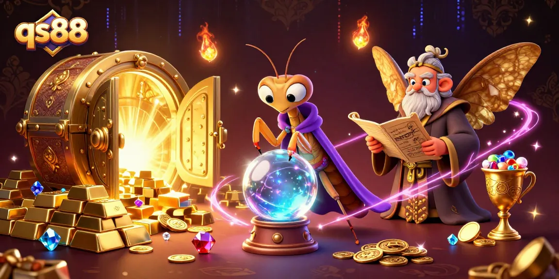 Experience thrilling gameplay at qs88 with a mystical fortune teller and treasure elements.