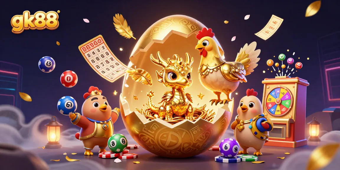 Experience gk88's golden dragon revelation in a vibrant, animated casino scene with dynamic elements.
