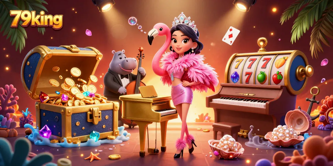 Experience exciting gameplay at 79king with vibrant casino elements and lively characters interacting in an engaging setting.