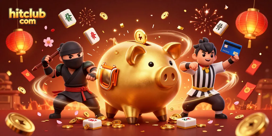 Experience the excitement of hitclub com with vibrant gambling-themed characters and dynamic game elements.