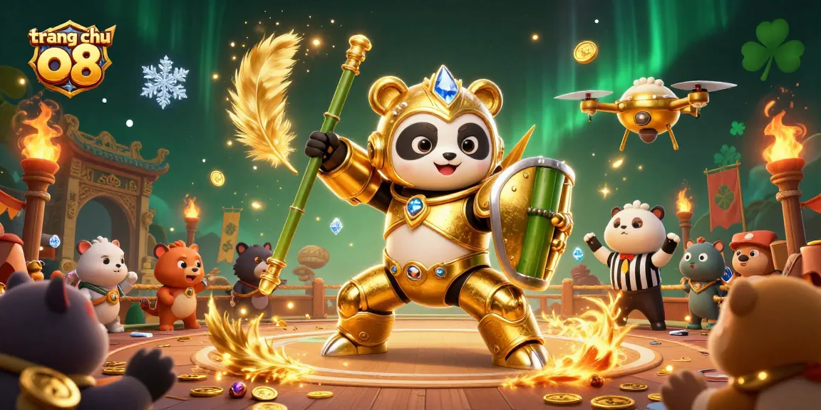 Engage with exciting games at trang chủ o8, featuring a thrilling 3D arena with vibrant gambling visuals.