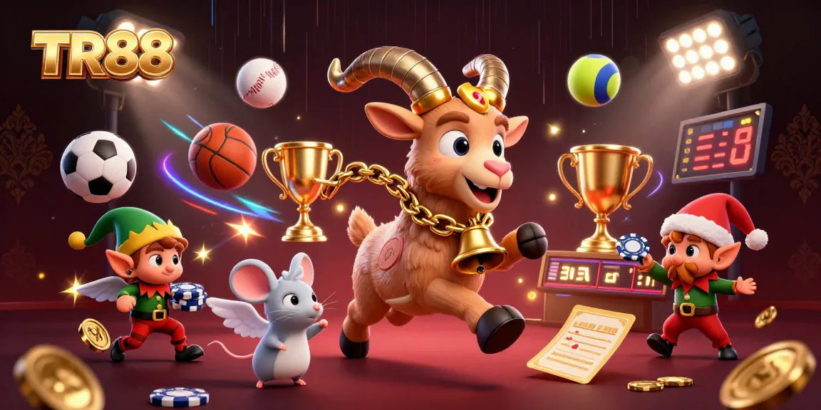 Win big at TR88's dynamic casino featuring festive characters and exciting game elements.