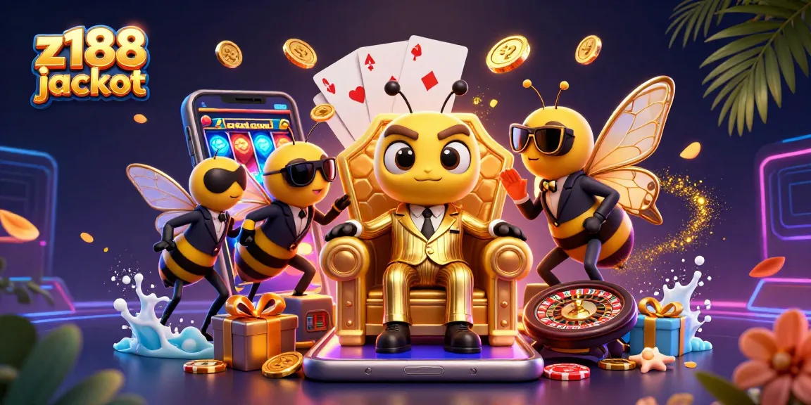 Engage with exhilarating z188 jackpot experiences surrounded by vibrant casino elements.